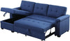 Lilola Home Linen Reversible Sleeper Sectional Sofa