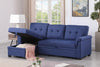 Lilola Home Linen Reversible Sleeper Sectional Sofa